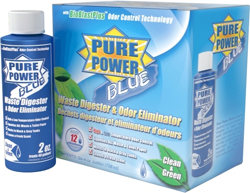 Valterra V23017 Pure Power Blue Digester And Odor Eliminator - 4 Oz - 6 Pack