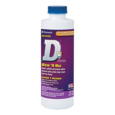 Dometic D1207003 Wash N' Wax Cleaner Trial Size - 8Fl.Oz
