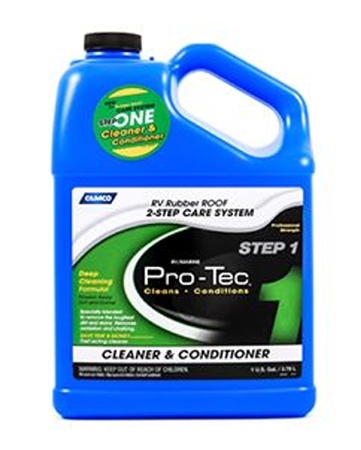 Camco Pro-Tec RV Rubber Roof Cleaner, Step 1 - 1 Gallon