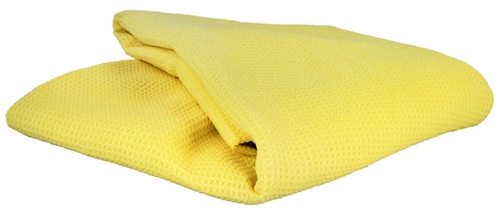 Chemical Guys MIC_702_01 Waffle Weave Microfiber Towel - 36" x 25" - Yellow