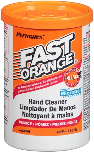 Permatex 35406 Fast Orange Fine Pumice Hand Cleaner - 4.5 Lbs