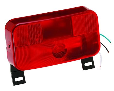 Bargman 30-92-108 Red 92-Series Taillight With License Bracket