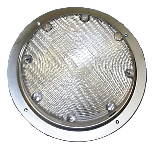 Arcon 20671 Round RV LED Porch Light - Clear Lens