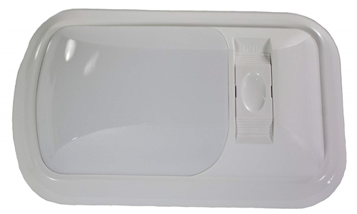Arcon 20725 LED Euro-Style Light With Switch - White Lens - Bright White