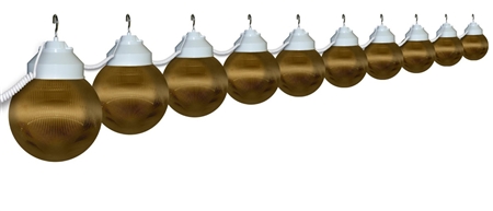 Polymer Products 16-32-00515 Globe String Lights- Bronze