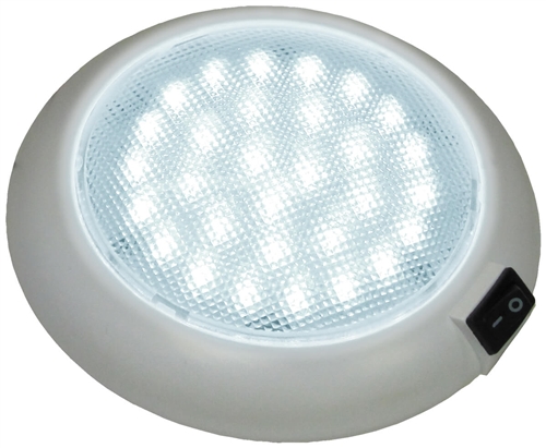 Peterson V379S Great White LED Dome Interior Light With Switch