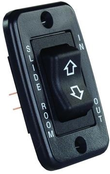 JR Products 12355 RV Slide Out Switch Mom-On/Off/Mom-On 5 Pin