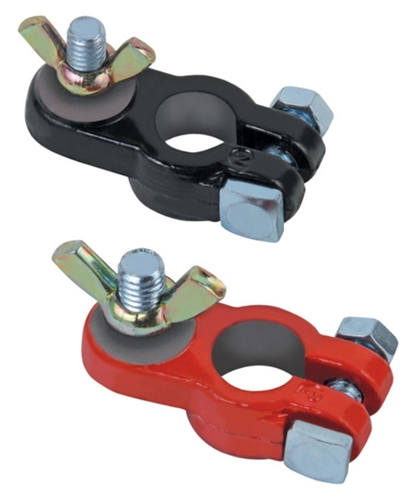 East Penn 00148 Deka Clamp Style Wing Nut Battery Terminals