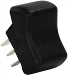 JR Products 13095 Multi-Purpose Single Rocker Switch - Black