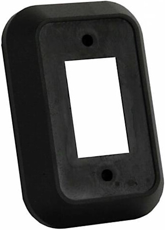 JR Products 13495 RV Single Switch Wall Spacer - Black
