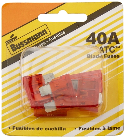 Bussmann BP/ATC-40-RP Bp/Atc40 Amp Fuses - 5Pk