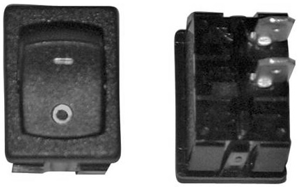 Valterra DG218SVP Mini 12V I/O SPST Switch - Black
