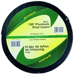 JR Products 10111 Premium Vinyl Insert - 100' x 1" - Black