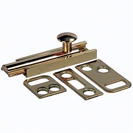 JR Products RV Brass Surface Bolt