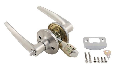AP Products 013-231SS Lever Privacy Lock - Stainless Steel