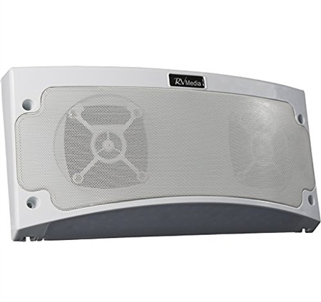 KING RVM1000 Standard Bluetooth Outdoor RV Speaker W/ Light - White