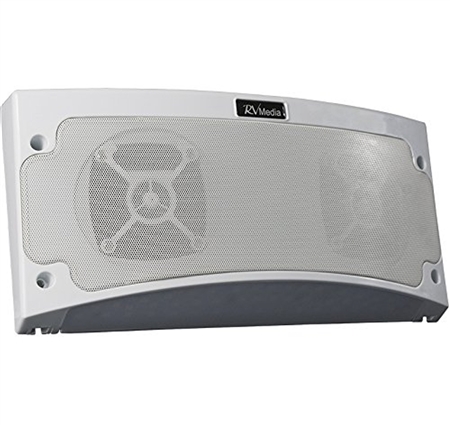 KING RVM2000 Premium Bluetooth Outdoor RV Speaker W/ Light - White