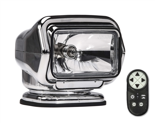 Golight 30062ST Stryker ST Portable Halogen Search Light With Hand-Held Remote, Chrome