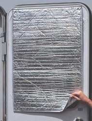 Camco Reflective Door Window Cover, Solar Door Shade