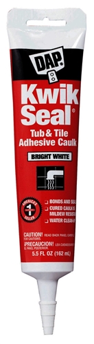 DAP 7079818001 Kwik-Seal Tub And Tile Caulk - White - 5.5 oz.