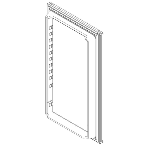 Norcold 623942 Lower Door For N1095/N81X/N82X/N84X Refrigerators, Black