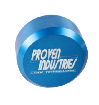 Proven Industries 400A Blue Puck Lock, Keyed Alike