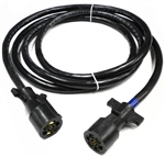 RV Pigtails 42010 7-Way Heavy-Duty Double End Trailer Cable - 10 Ft