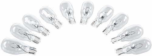 Camco 54766 #912 Incandescent Light Bulbs - 10 Pack
