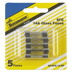 Bussmann BP/SFE-14-RP AGC 14 Amp Fuse