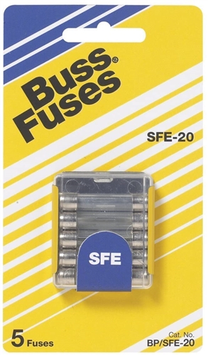 Bussman BPSFE-20-RP SFE 20 Amp Fuses - 5 Pack