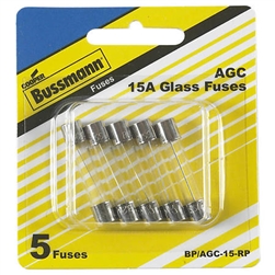 Bussmann BP/AGC-15-RP AGC 15 Amp Fuse