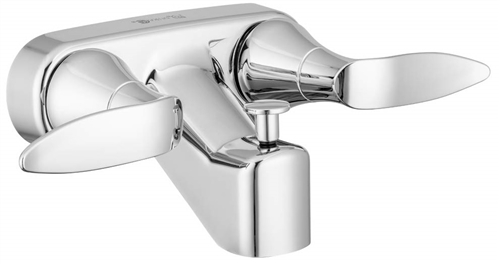 Dura Faucet DF-SA110LH-CP RV Lavatory Faucet With Tub And Shower Diverter - Chrome