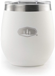 GSI Outdoors 63349 Glacier Stainless Insulated Wine Tumbler Glass - White - 8 Oz