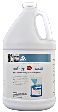 3X Chemistry 140 nuGen Advanced Nanotechnology Toilet Chemical & Cleaner - 1 Gallon