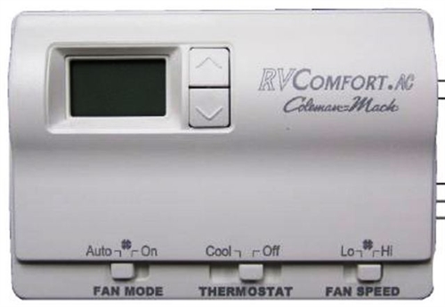 Coleman Mach 8330-3392 Digital Cool Only RV Air Conditioner Thermostat - 12V - White