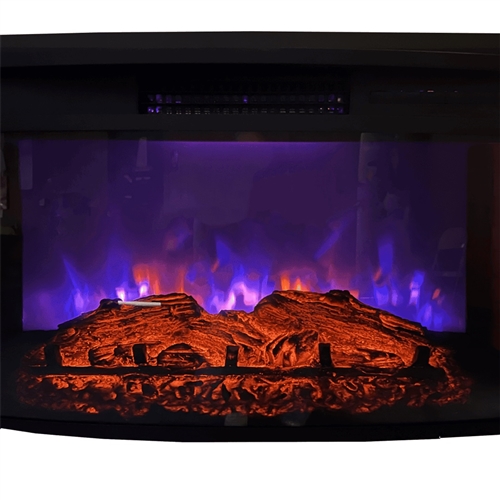 Furrion FF26C15A-BL Curved Insert Electric Fireplace - 26"