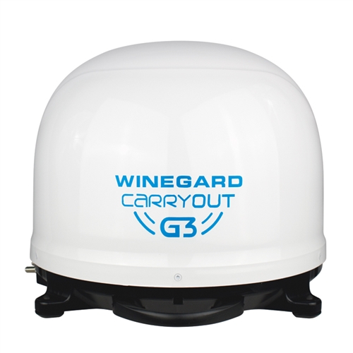 Winegard GM-9000 Carryout G3 Portable Automatic Satellite Antenna - White Dome
