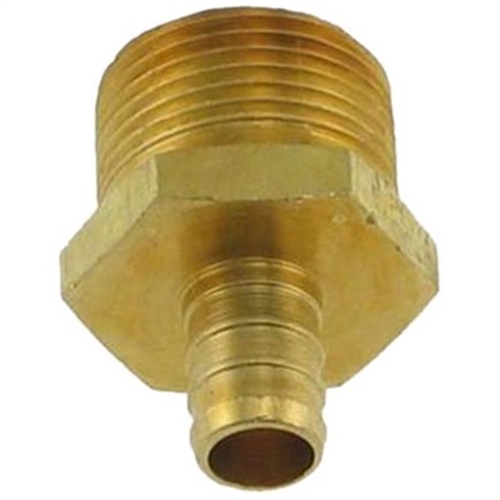 Elkhart Supply 51123 BestPEX Brass Male Insert Adapter Fitting 1/2 Barb x 3/4 MPT
