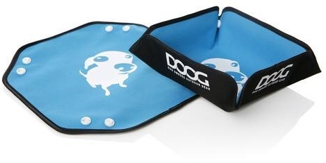 Doog FB01 Portable Fold-Up Water Bowl - Blue/Black