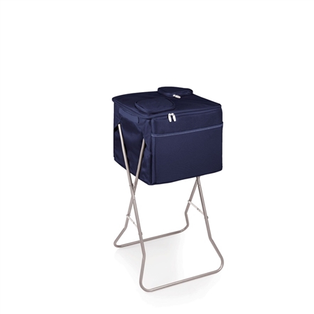 Picnic Time Party Cube Portable Standing Beverage Cooler - Navy