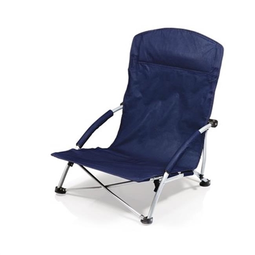 Picnic Time 792-00-138-000-0 Tranquility Chair Portable Beach Chair - Navy