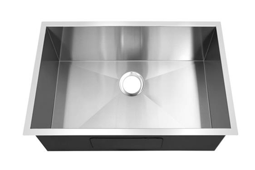 Pure Liberty Manufacturing PLM-2716-SHZ Single Stainless Steel Sink - 27" x 16"
