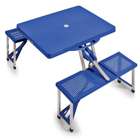 Picnic Time 811-00-139-000-0 Portable Table and Seats - Royal Blue