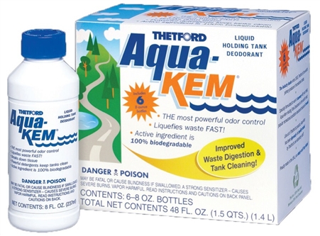 Thetford 96634 Aqua-Kem Liquid Holding Tank Deodorizer - 8 Oz Bottles