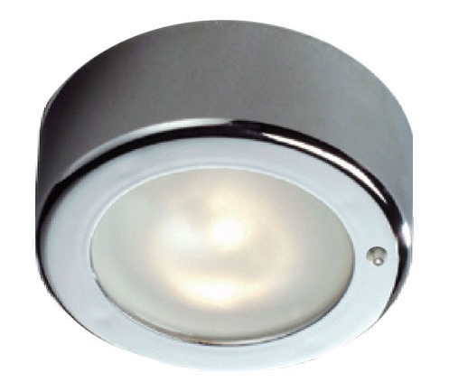 FriLight Star LED Ceiling Light With Chrome Trim & Switch - Red