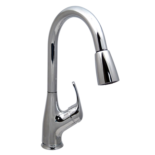 Phoenix PF231361 Hybrid Single Handle Pulldown Kitchen Faucet, Chrome