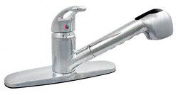 Phoenix SW2103-0101 Kitchen Faucet W/Pullout Sprayer, Brushed Chrome