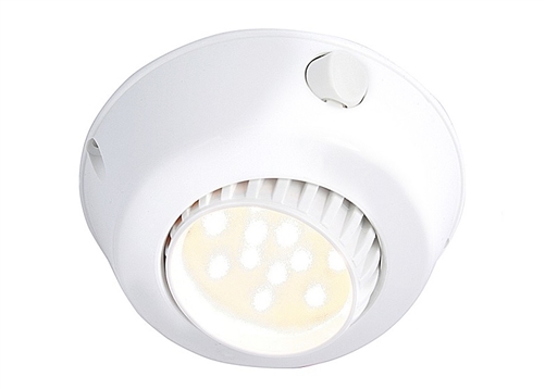 FriLight Comet S Dual-Color LED Adjustable Surface Mount Light With Switch - 3 Blue, 6 Warm White