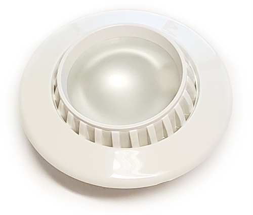 FriLight Comet Dual-Color LED Adjustable Light With White Trim & Switch - 3 Red, 6 Warm White