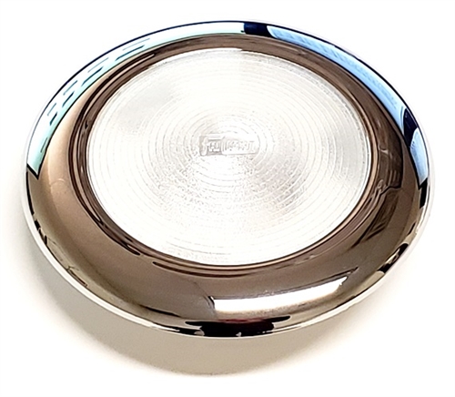 FriLight Mars Dual-Color LED Light With Chrome Trim - 3 Blue, 6 Warm White